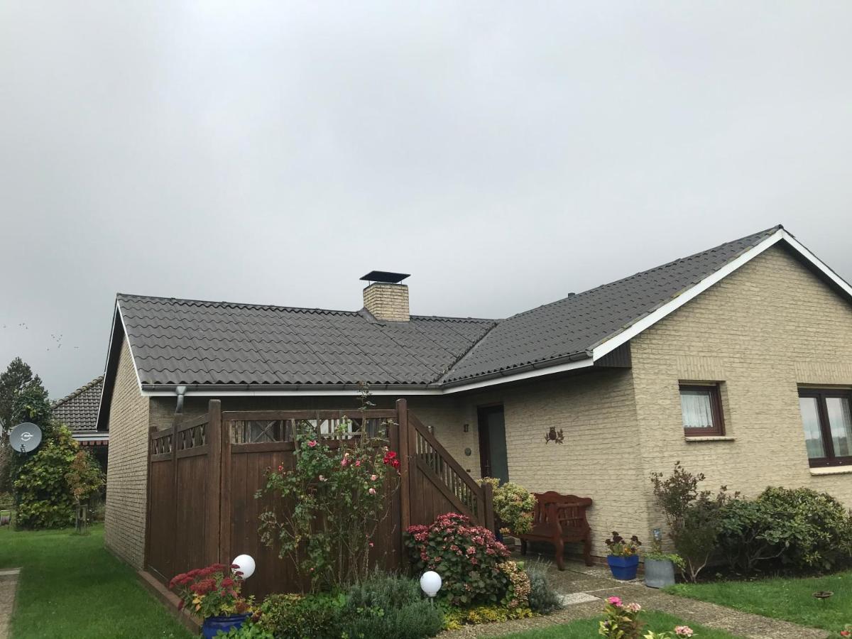Gemuetliches Ferienhaus Hinterm Deich Nordstrand Extérieur photo